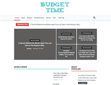 Tablet Screenshot of budget-time.com